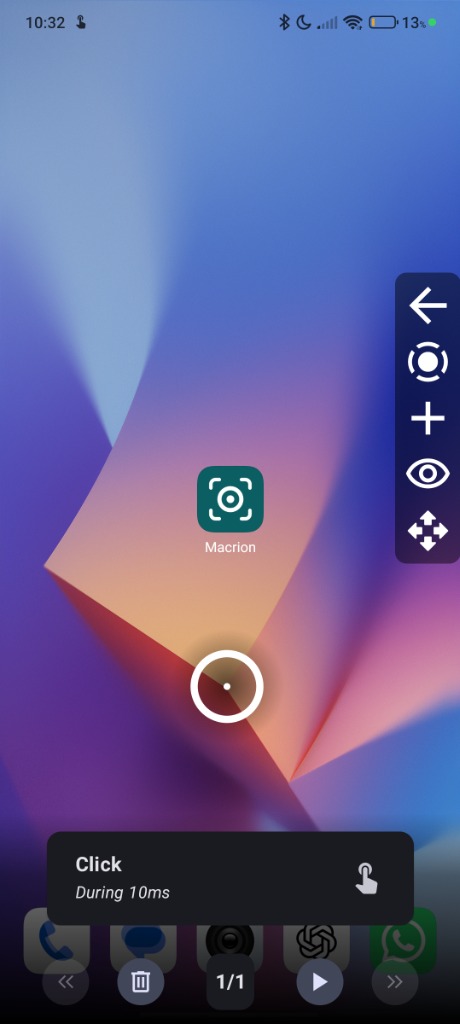 Floating Overlay with Click Target