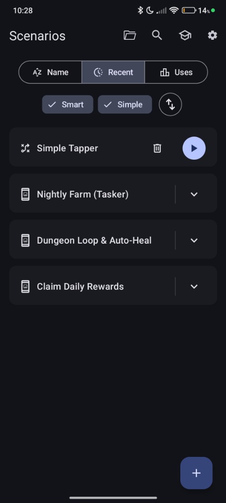 Macrion Scenarios List